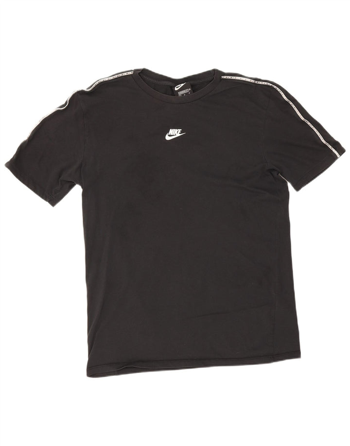 Nike Standard Fit T-shirt top mellem sort bomuld