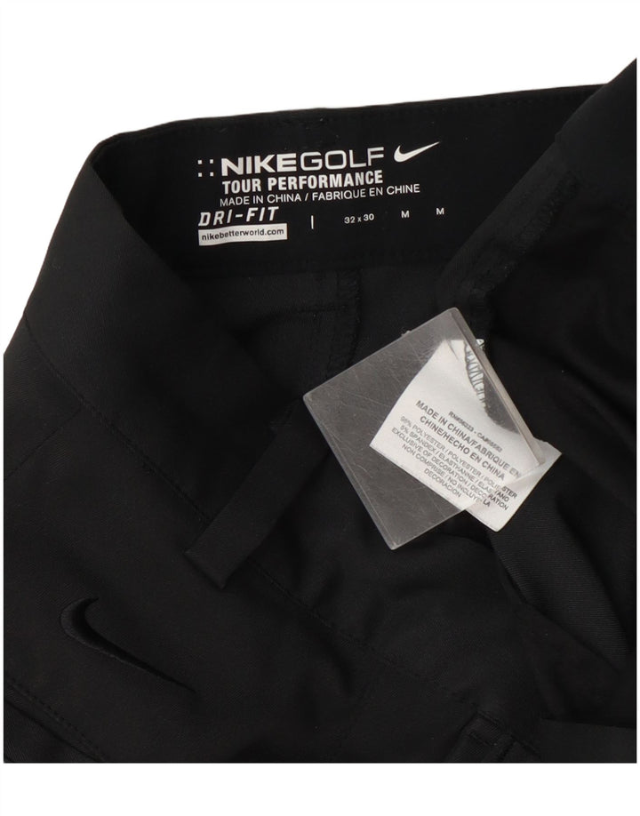 Nike Herre Golf Straight Chino Bukser W32 L30 Sort Polyester