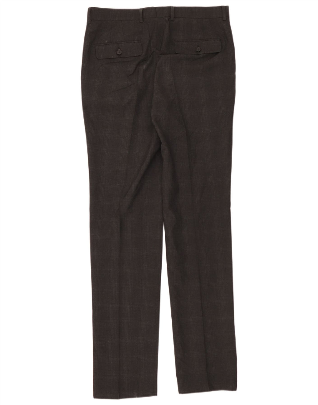 Marks & Spencer Herre Super Slim Fit Suit Bukser W32 L33 Grå ternet