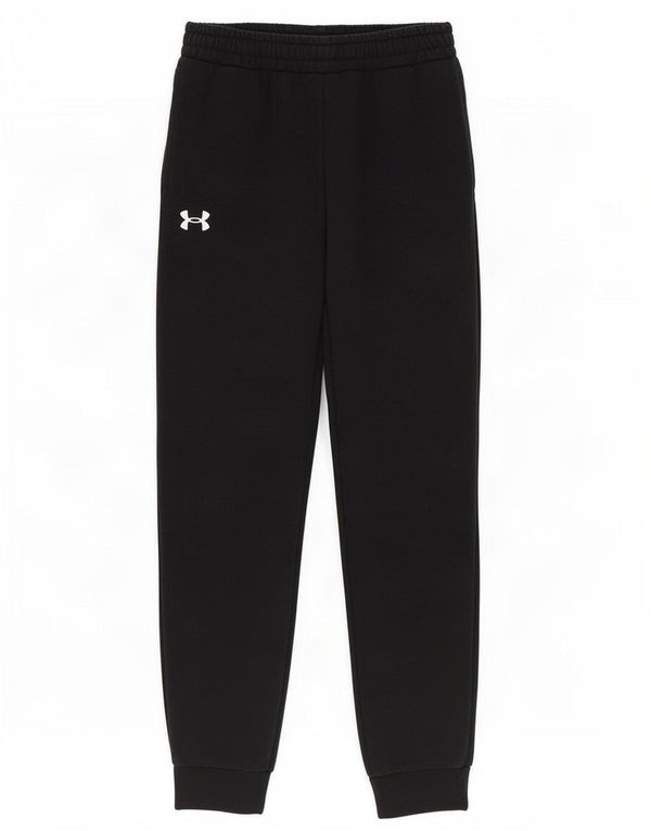 Under Armour Drenge Træningsdragt Bukser Joggers 11-12 År Stor Sort Bomuld