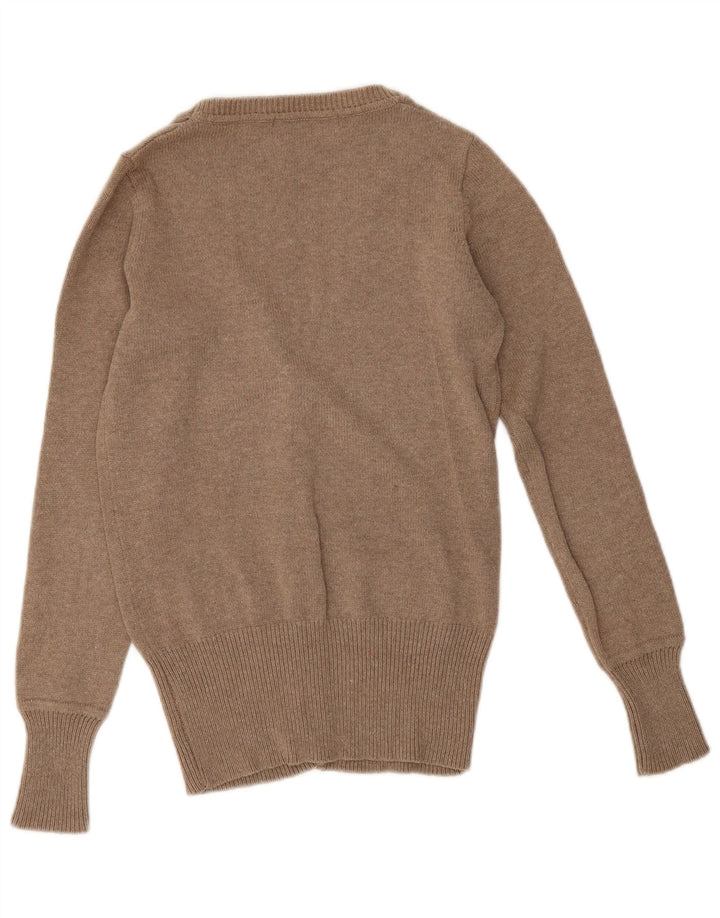 Zara Dame Cardigan Sweater UK 12 Medium Grey