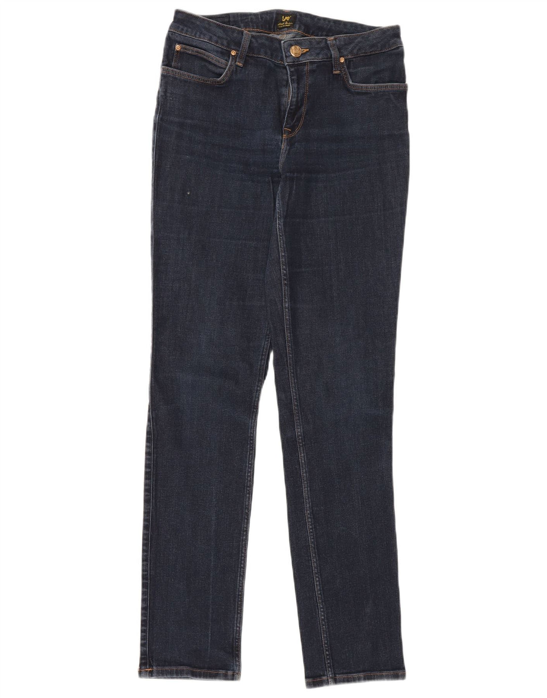 LEE Dame Marion Straight Jeans W30 L33 Blå Bomuld