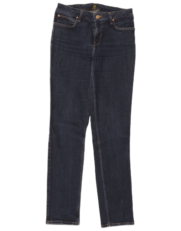 LEE Dame Marion Straight Jeans W30 L33 Blå Bomuld
