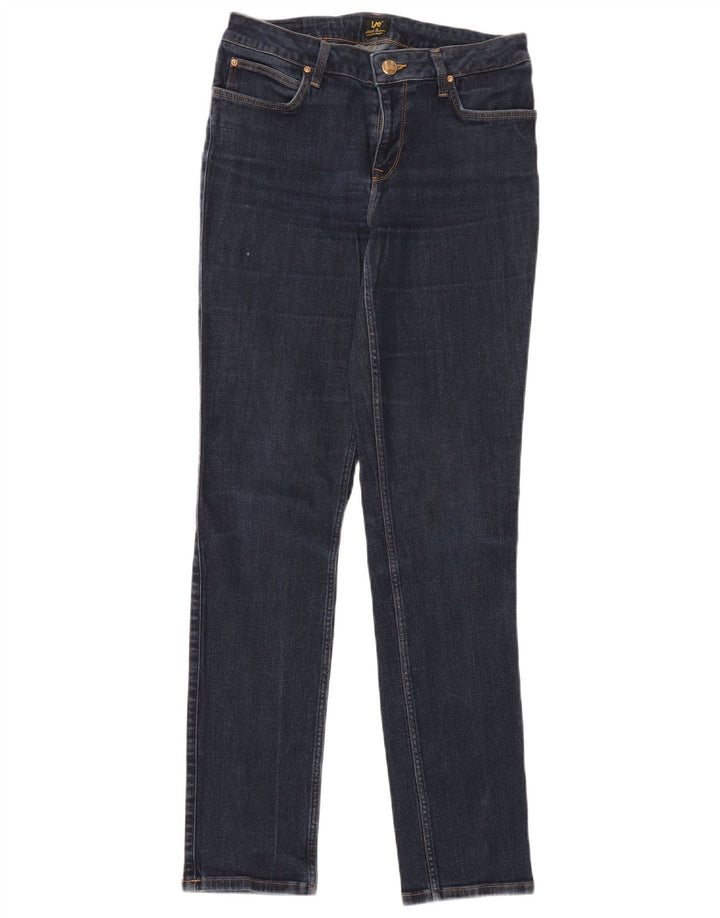 LEE Dame Marion Straight Jeans W30 L33 Blå Bomuld