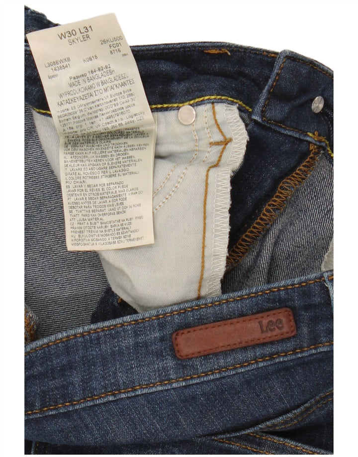 Lee Dame Skinny Jeans W30 L27 Blå Bomuld
