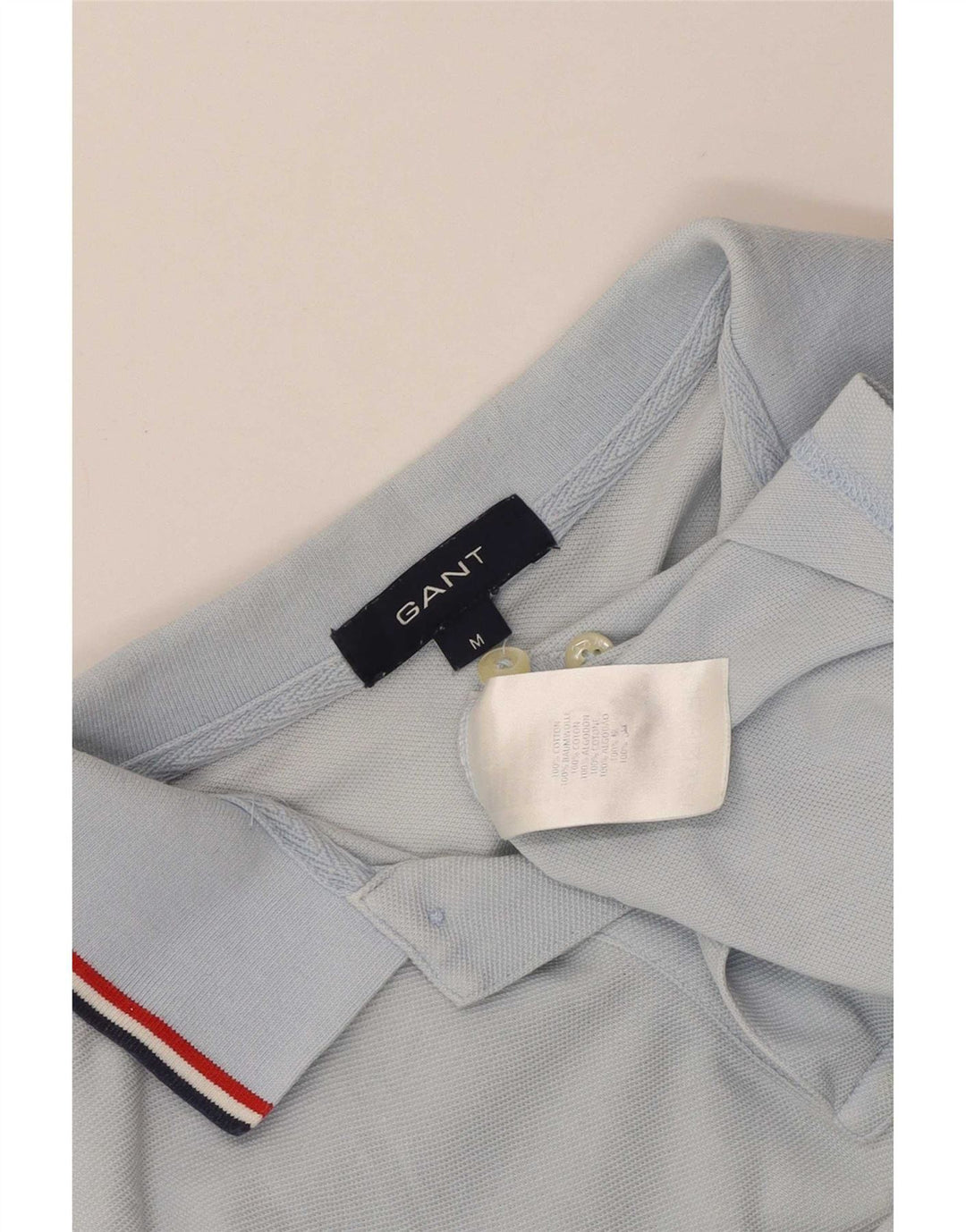 Gant Poloshirt til mænd Medium Blue Cotton