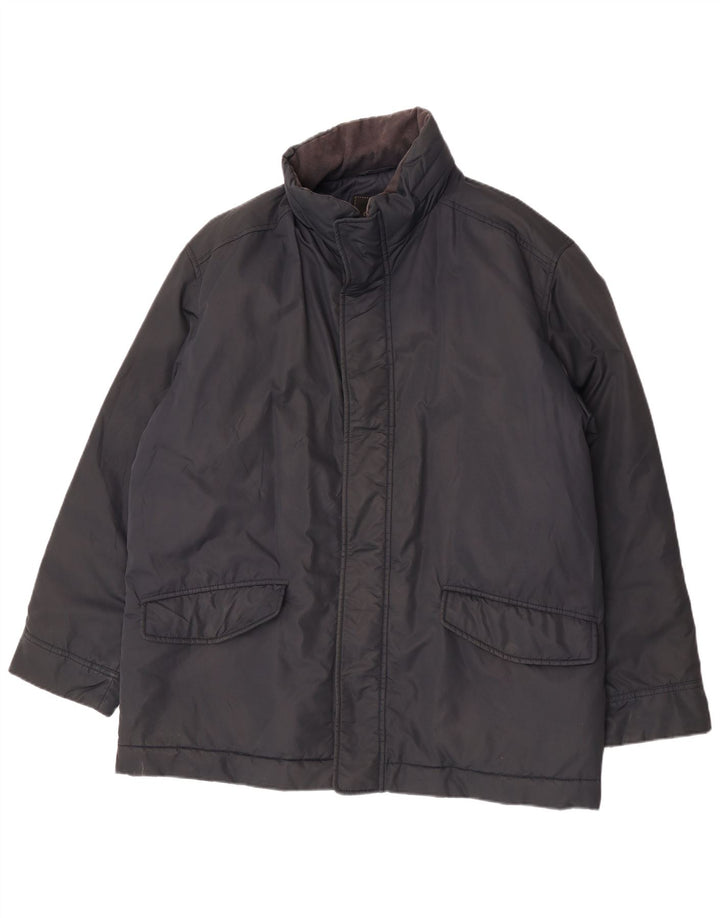 Fay Herre Hooded Windbreaker Jacket UK 42 XL Navy Blue