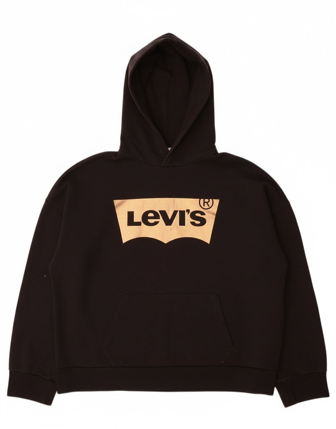 Levi's Grafisk hættetrøje til mænd, lille sort bomuld