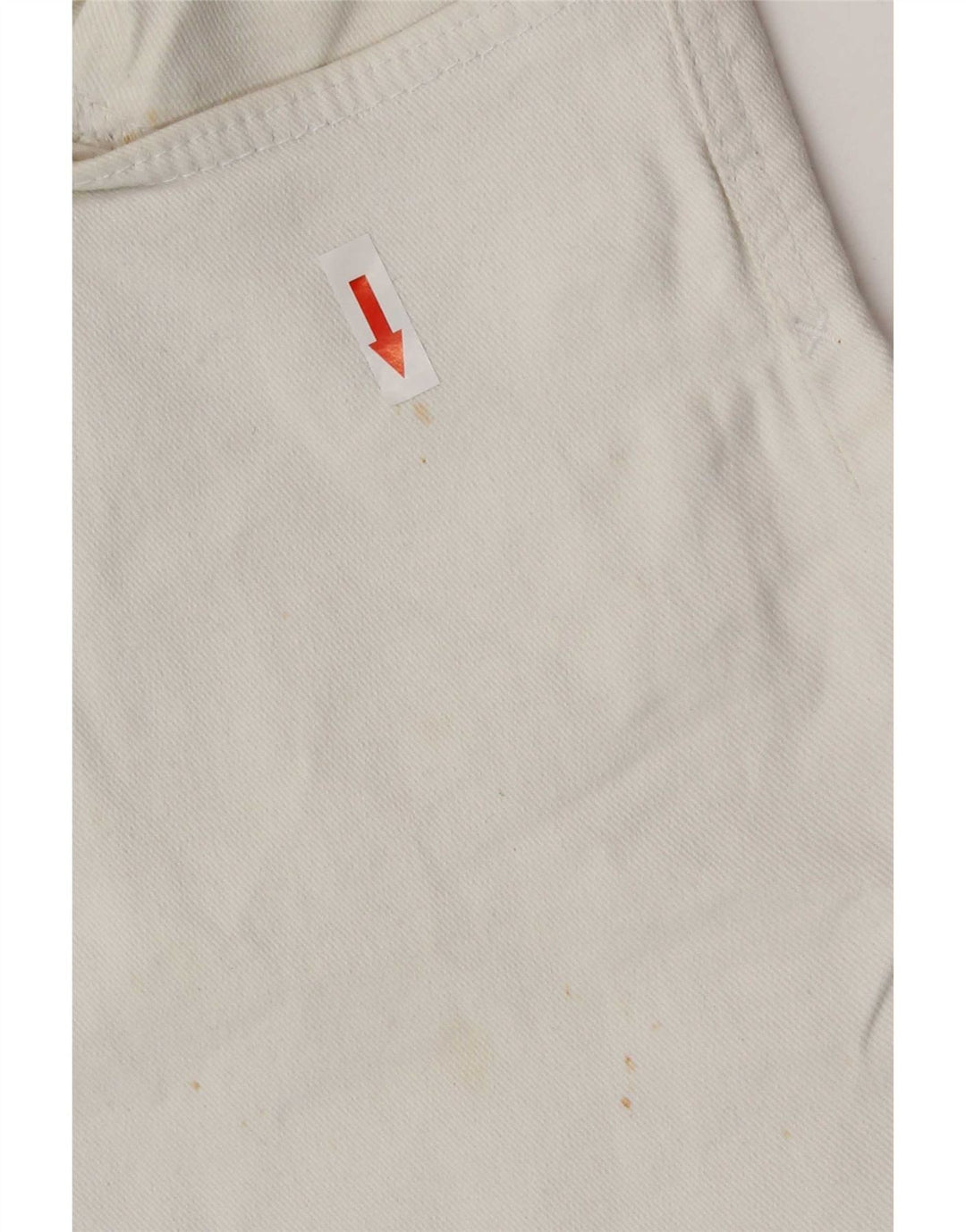 Zara Herre Distressed Cropped Jeans EU 40 Medium W31 L25 Hvid Bomuld