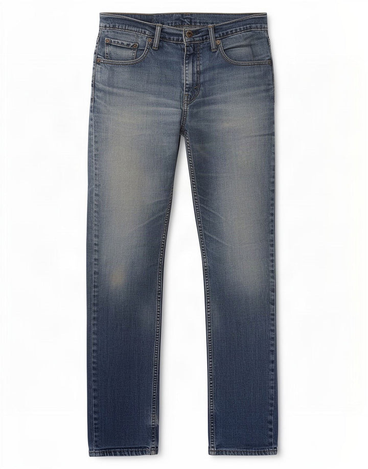 Levi's Herre 511 Slim Jeans W33 L34 Blå Bomuld