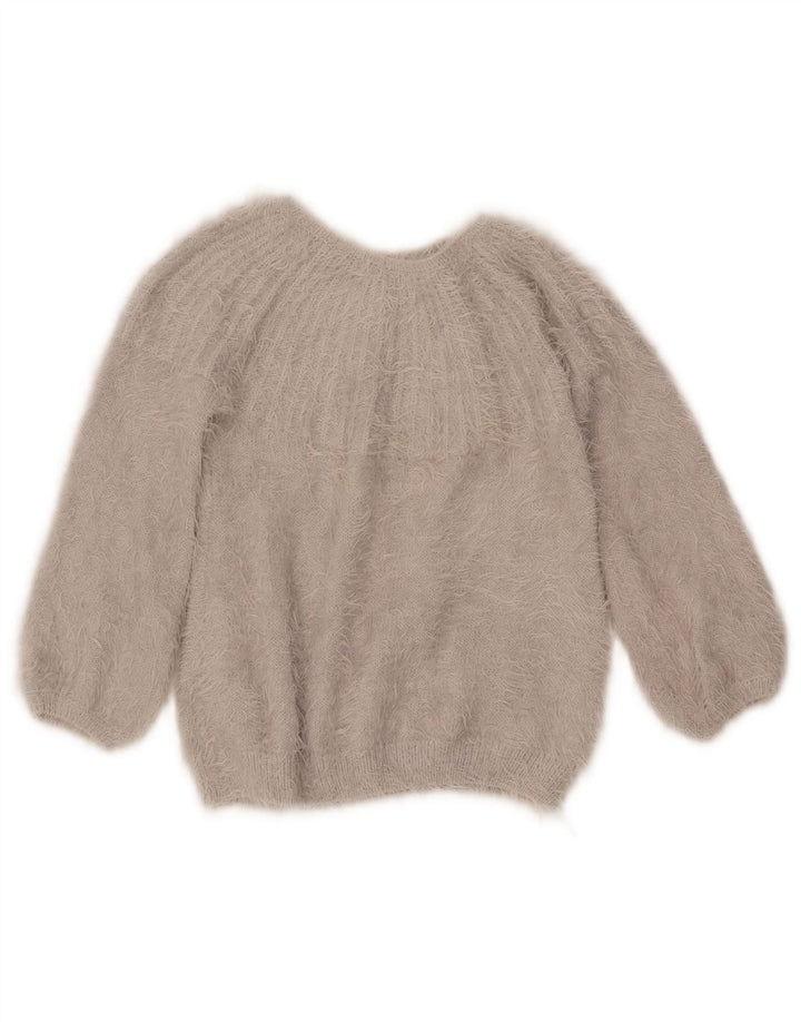 ZARA Pige Boat Neck Sweater 7-8 år Grå