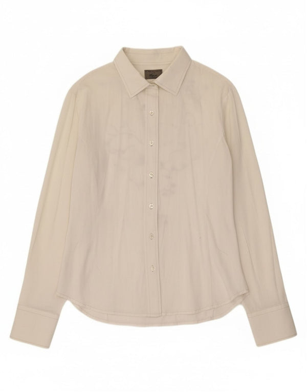 Replay Womens Grafisk skjorte UK 14 Large White Floral