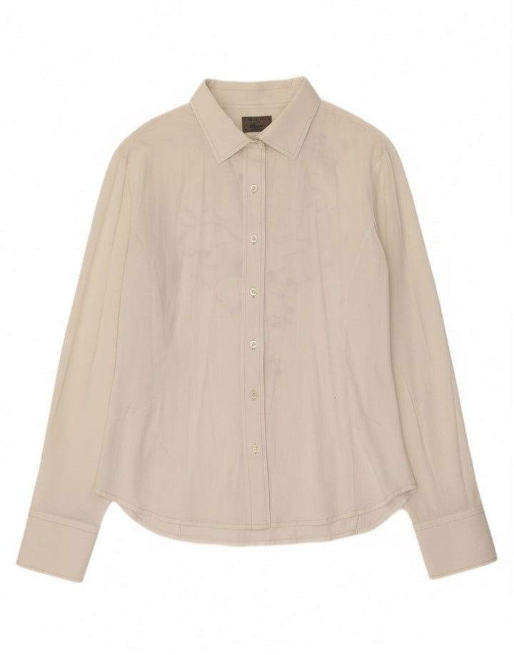 Replay Womens Grafisk skjorte UK 14 Large White Floral
