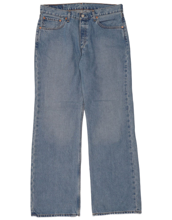 Levi's Herre 527 Bootcut Jeans W34 L32 Blå Bomuld
