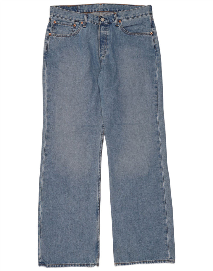 Levi's Herre 527 Bootcut Jeans W34 L32 Blå Bomuld