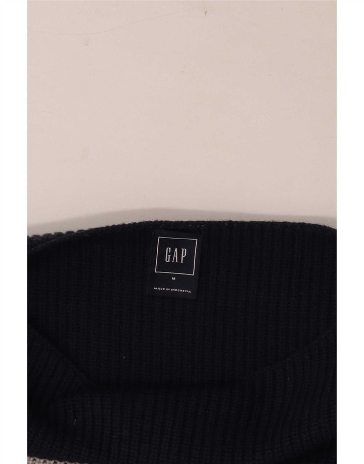 Gap Womens Boat Neck Jumper Sweater UK 14 Medium Navy Blue Striped