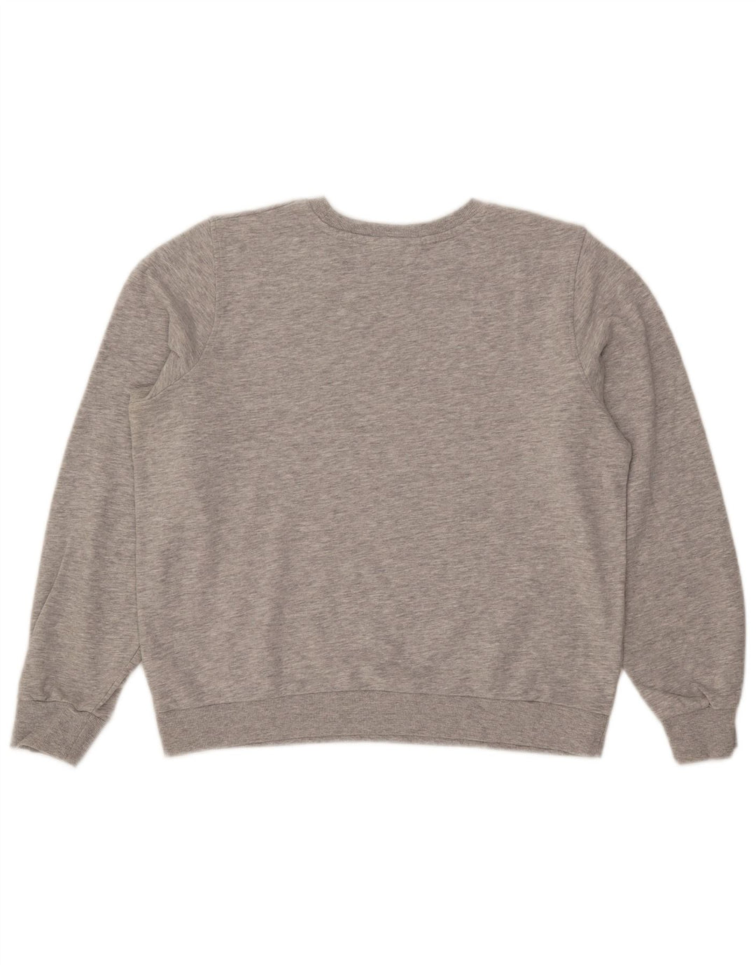 Marks & Spencer Dame Crop Sweatshirt Jumper UK 14 Large Grey Flecked