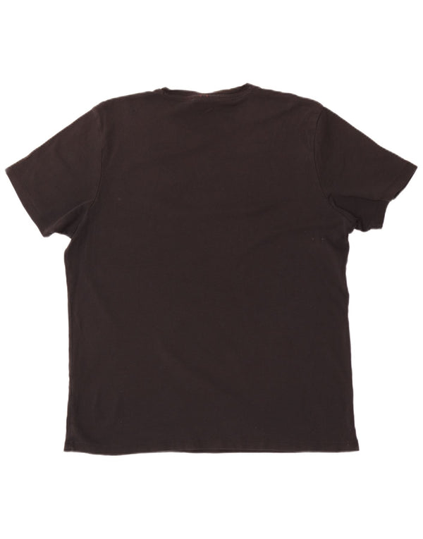 Hugo Boss Herre T-Shirt Top 2XL Sort Bomuld