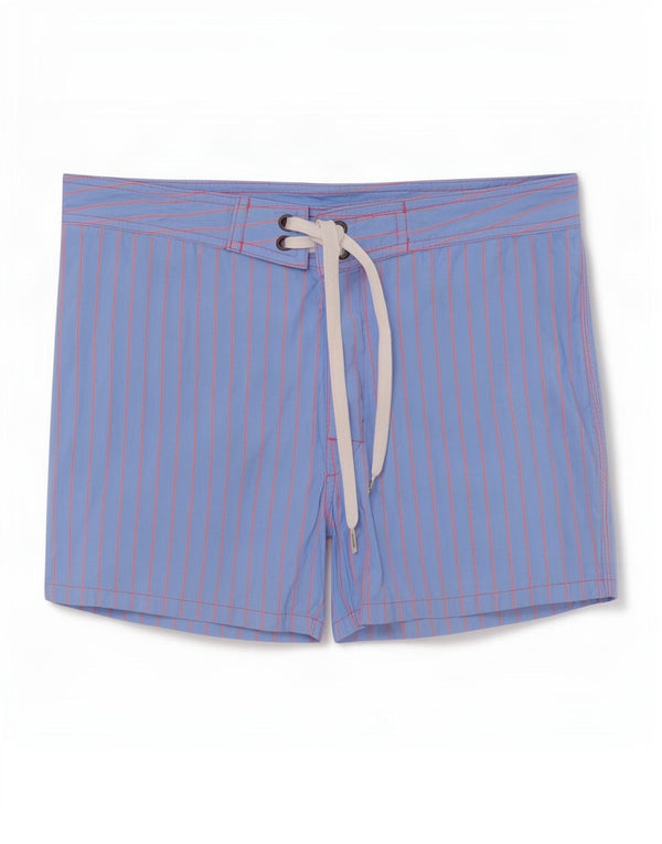 Sundek Herre badeshorts Medium Blue Pinstripe Polyester