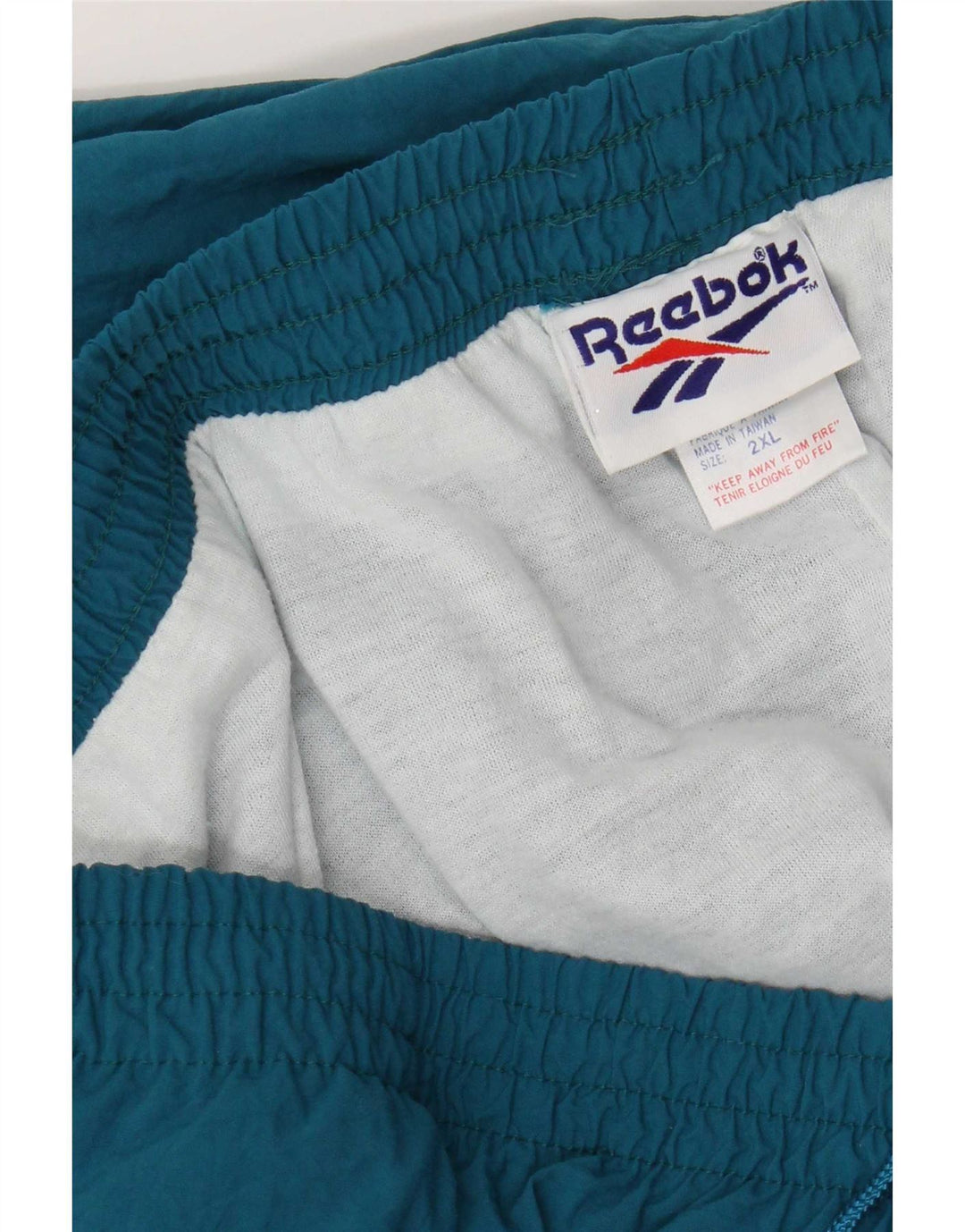 Reebok Herre træningsdragt Bukser Joggers 2XL Blå Nylon