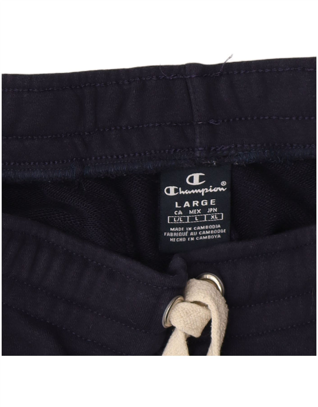 Champion kvinders grafiske sportsshorts UK 14 Large Navy Blue