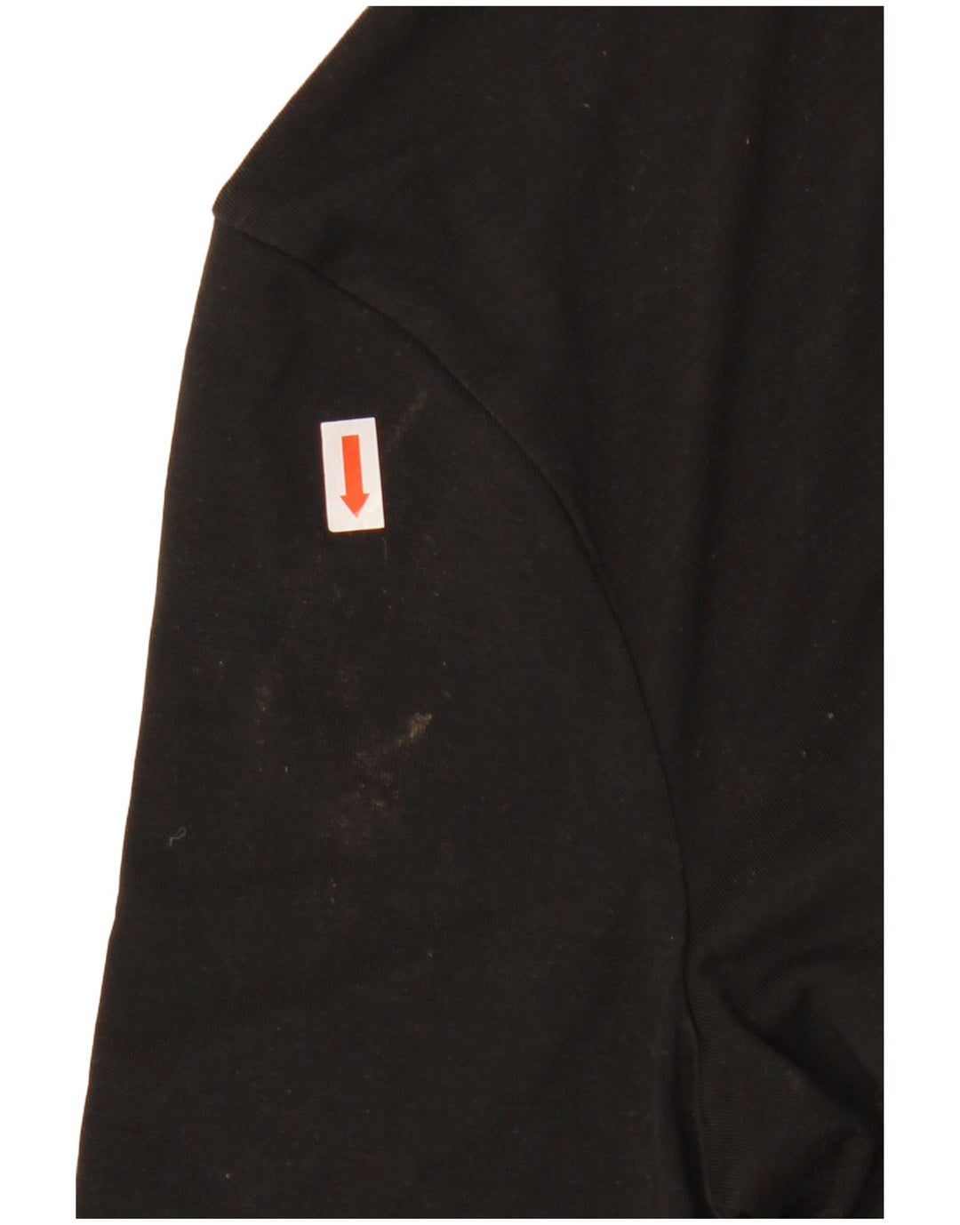 Tommy Hilfiger Dame Grafisk Top Langærmet UK 14 Medium Sort Polyester