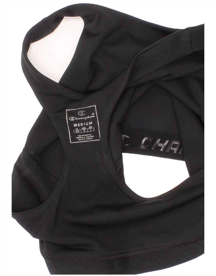 Champion Womens Graphic Sport BH Top Medium Black Sports