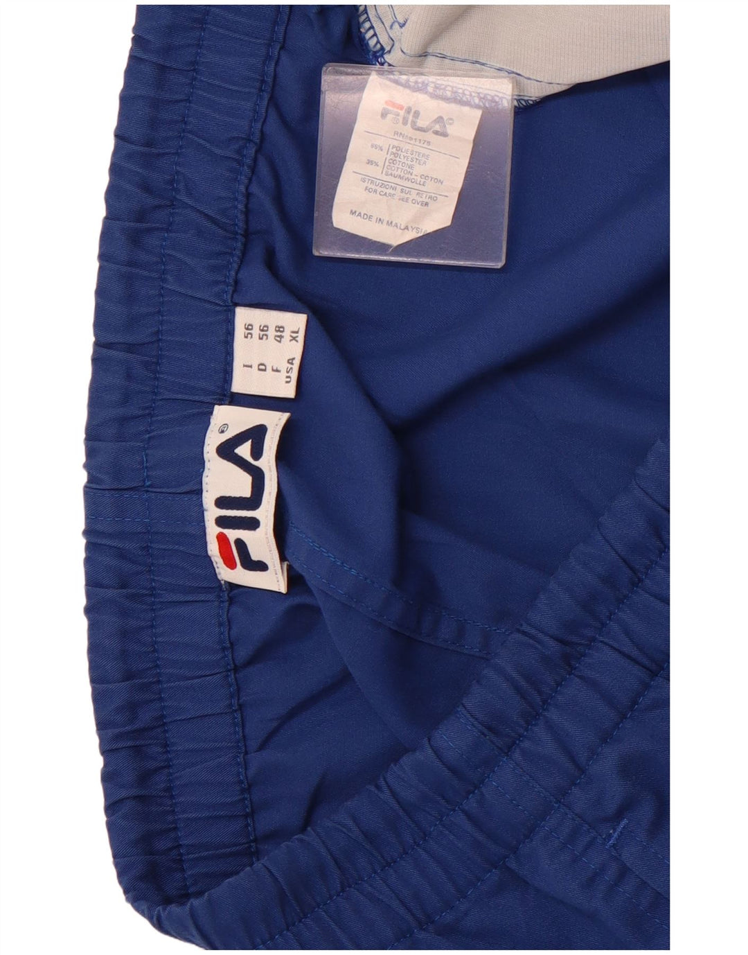 FILA Herre Sportshorts XL Blå Polyester