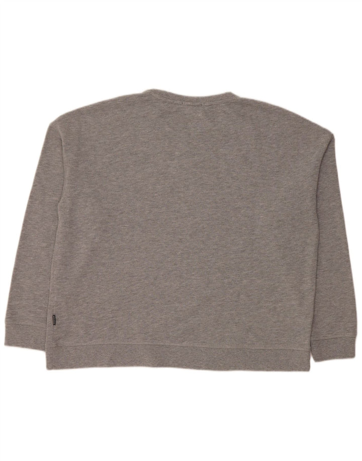 Chiemsee Graphic Sweatshirt Jumper UK 14 Medium Grey Flecked
