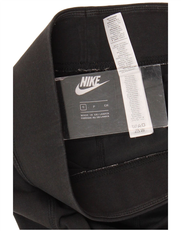 NIKE Grafiske Leggings til kvinder UK 10 Lille sort bomuld