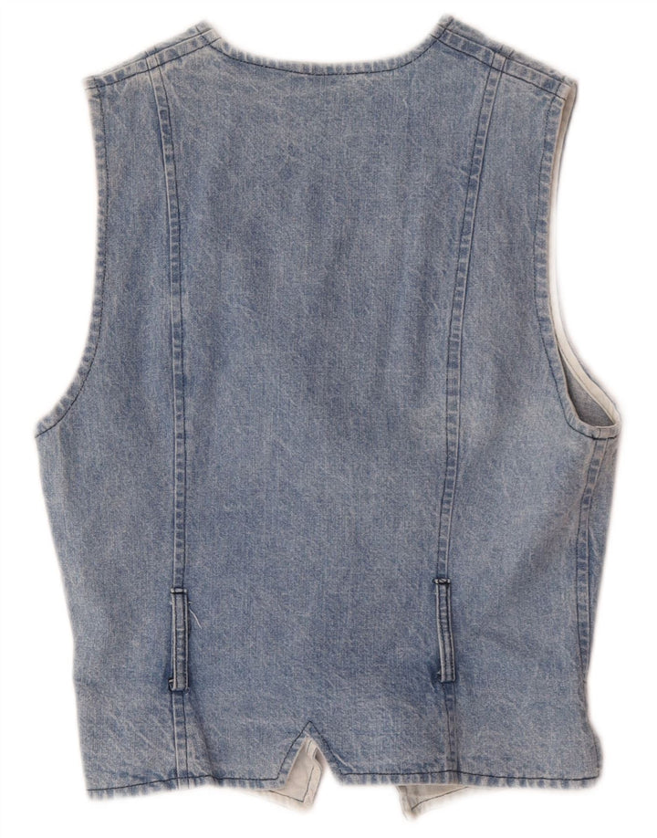 Vintage Dame denim vest UK 14 Large Blue