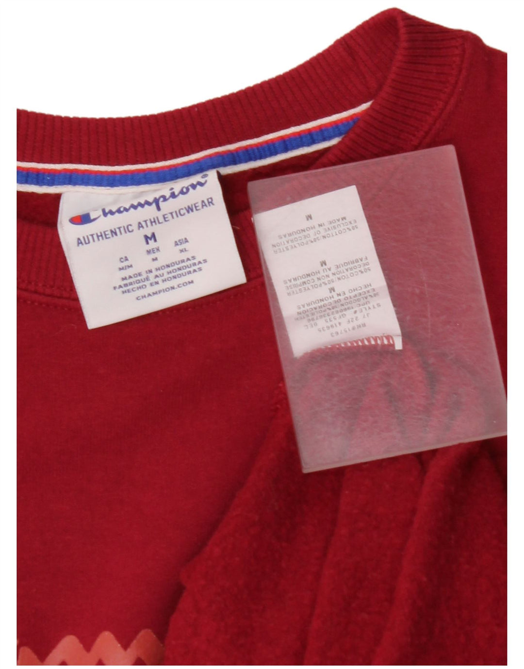 CHAMPION Herre Sweatshirt Jumper Medium Bourgogne Bomuld