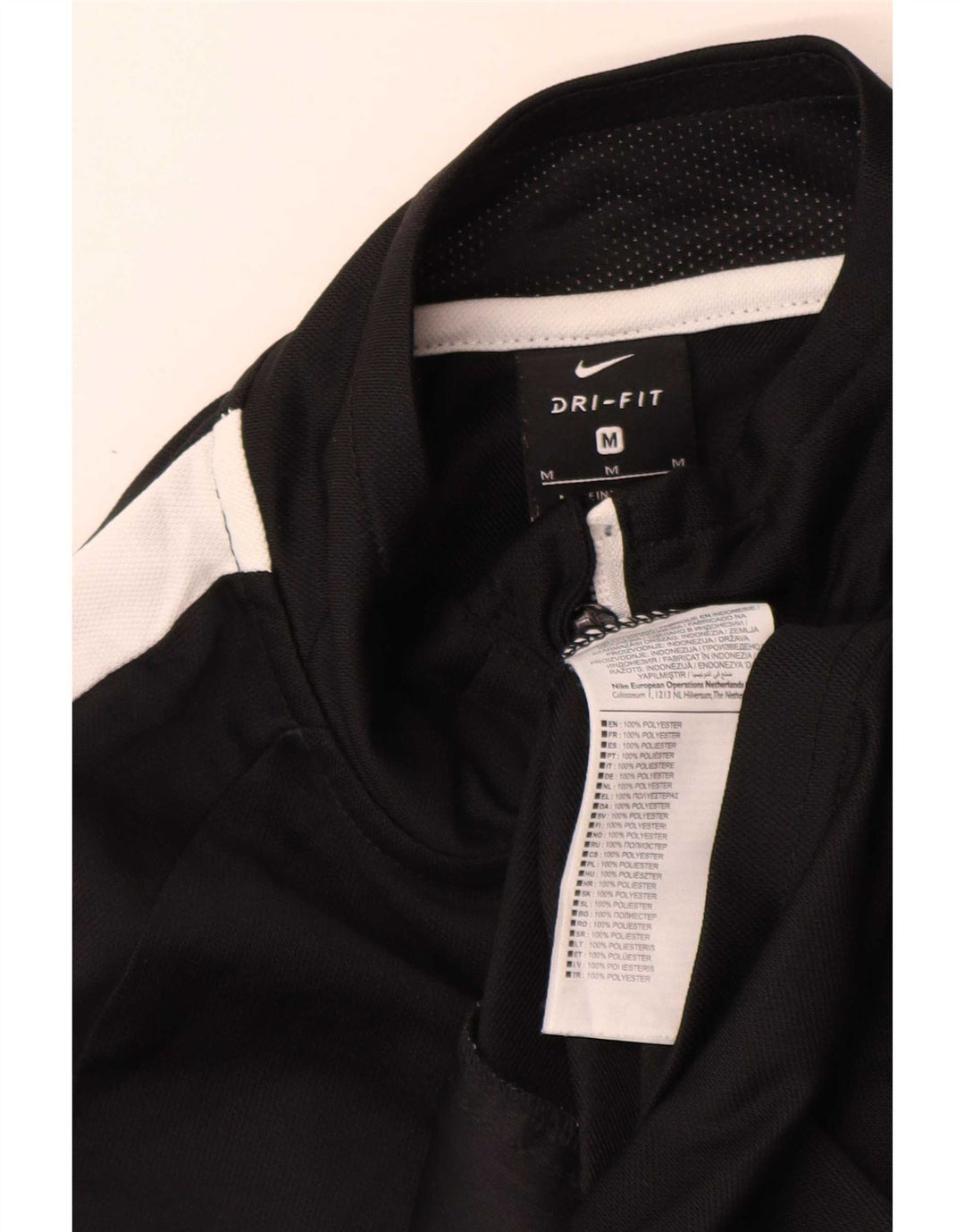 Nike Herre Dri Fit træningsdragt Topjakke Medium Sort Colourblock Polyester
