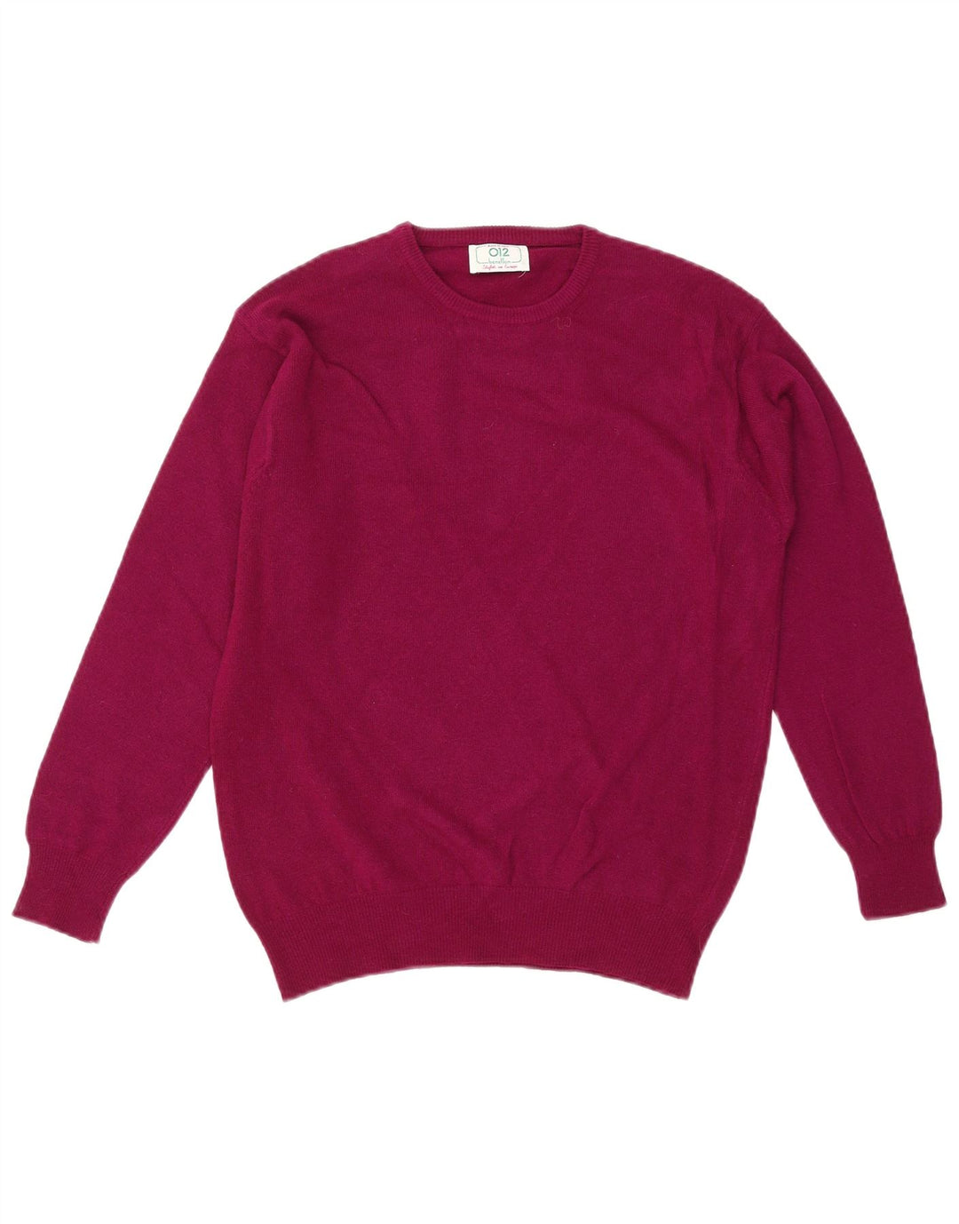 Benetton Dame sweater med rund hals DK 18 XL rødbrun uld