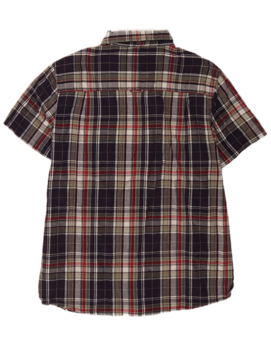 Mountain Warehouse Herre kortærmet skjorte stor marineblå plaid