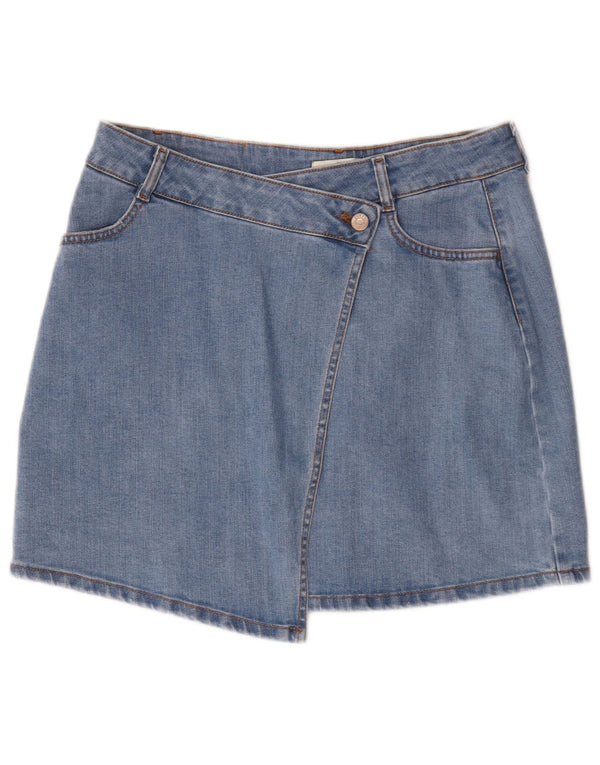 Carrera Dame Denim Nederdel Medium W30 Blå Bomuld