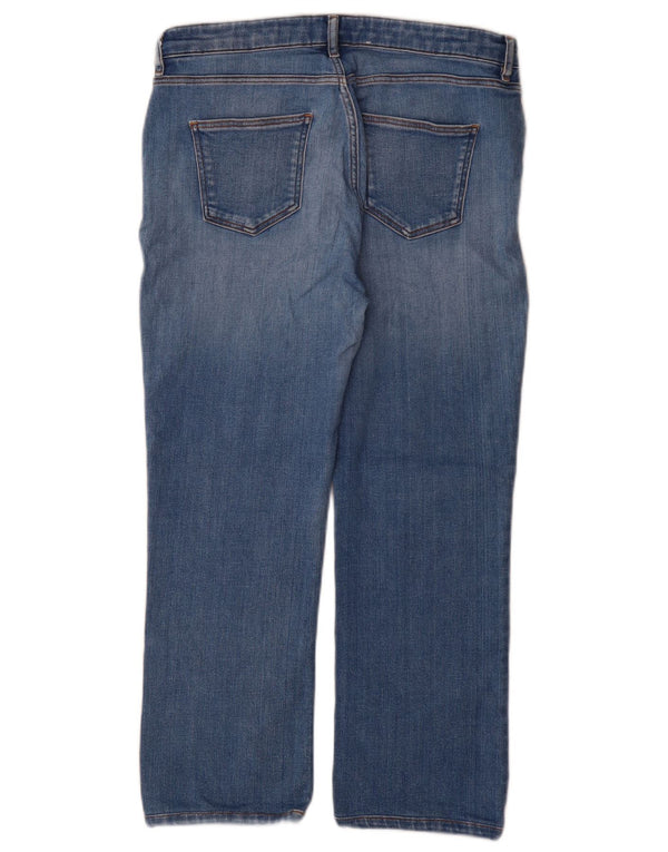 Trussardi Womens Cropped Jeans W28 L25 Blå Bomuld