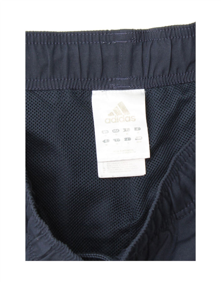 ADIDAS Mens Sport Shorts Medium  Navy Blue Polyester Vintage Adidas and Second-Hand Adidas from Messina Hembry 