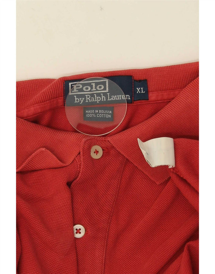 Polo Ralph Lauren herreskjorte XL rød bomuld