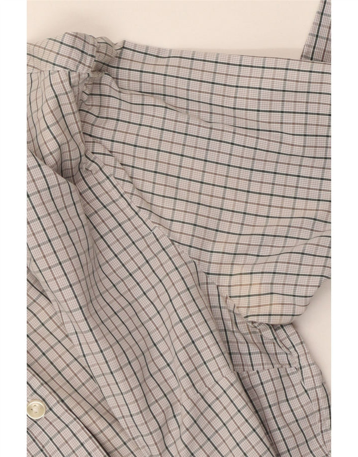 Benetton Dameskjorte UK 14 Stor Grå Bomuld