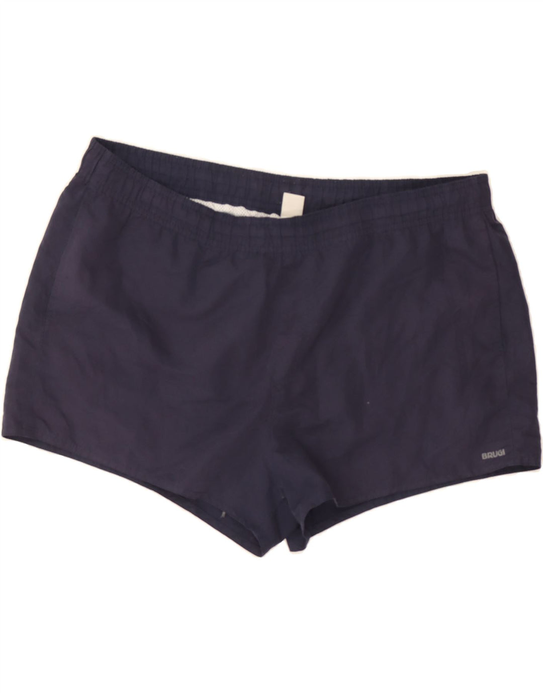 BRUGI Mens Swimming Shorts 2XL  Navy Blue Polyester Vintage Brugi and Second-Hand Brugi from Messina Hembry 