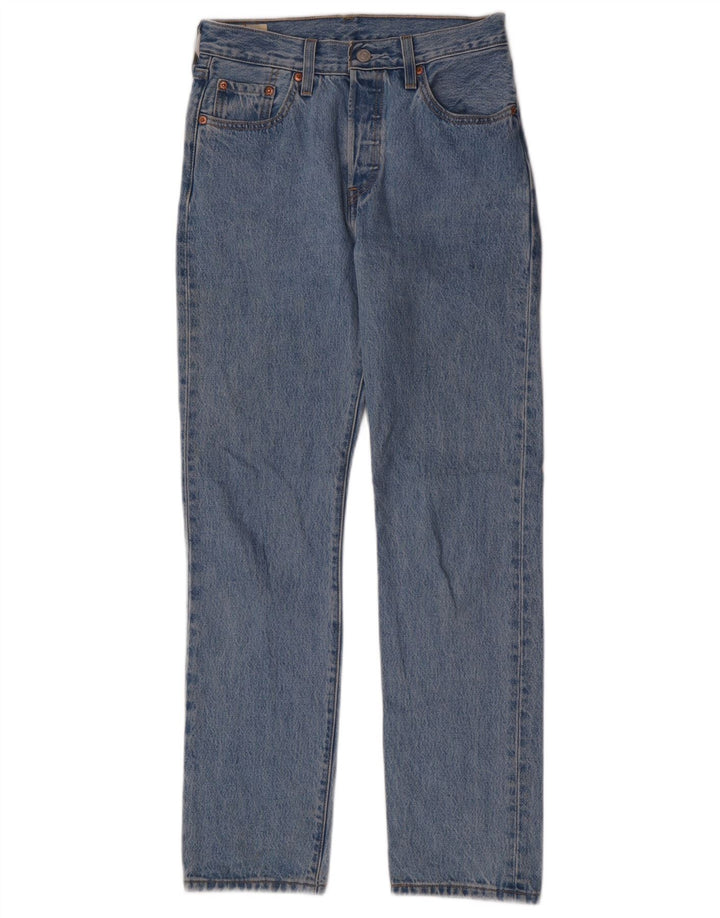 Levi's Dame 501 Straight Jeans W25 L30 Blå Bomuld