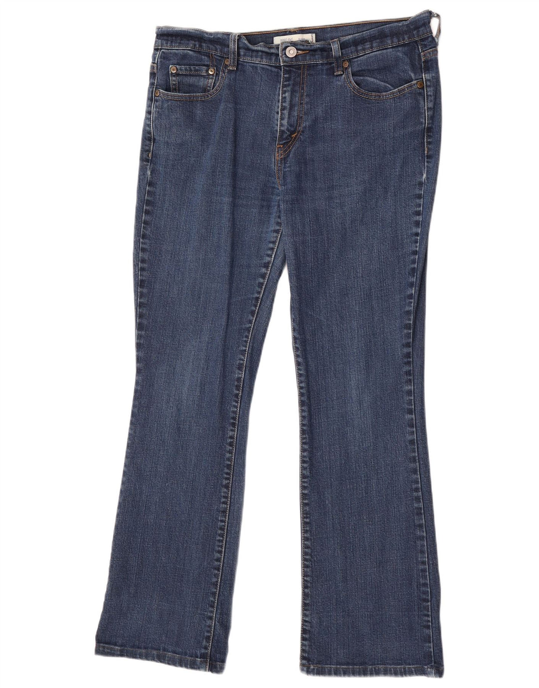 Levi's Dame 512 Bootcut Jeans US 12 Large W32 L30 Blå Bomuld