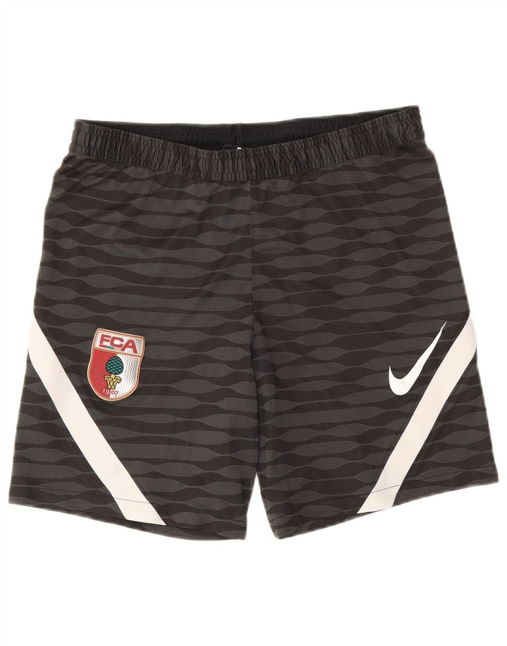 Nike Herre FC Augsburg sportsshorts store sortstribede polyester