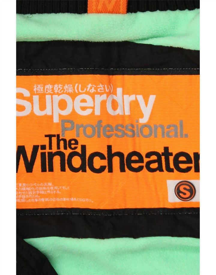 Superdry Graphic Windbreaker Jacket til kvinder UK 10 Small Black
