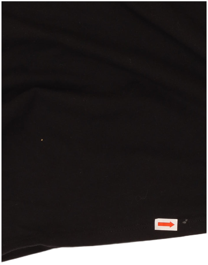 GUESS Herre grafisk T-shirt Top Medium Sort Bomuld
