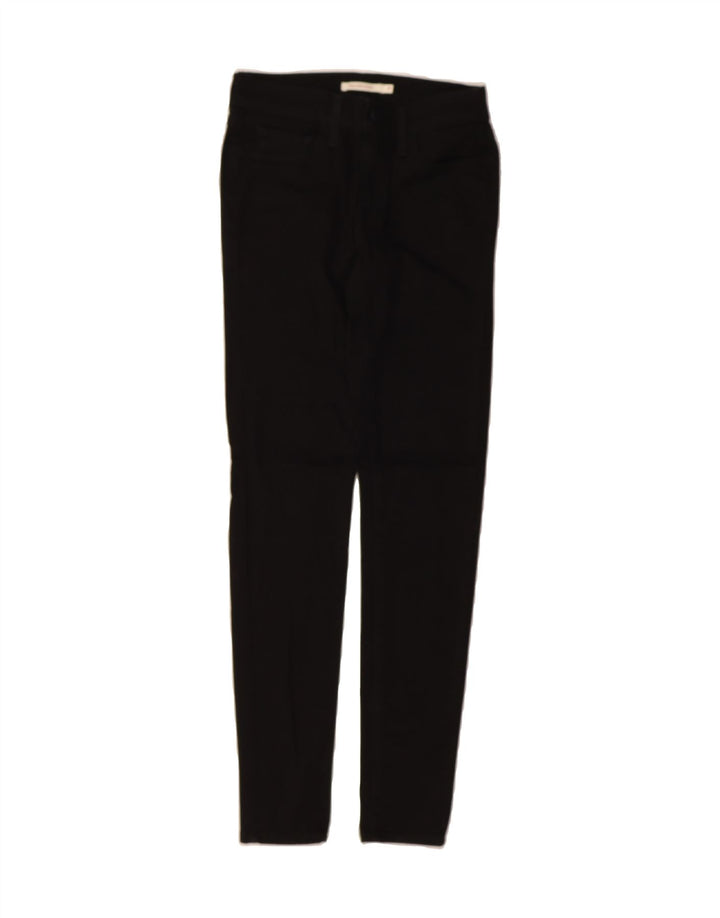 LEVI'S Womens Skinny Jeans W27 L30 Black Cotton Vintage Levi's and Second-Hand Levi's from Messina Hembry 