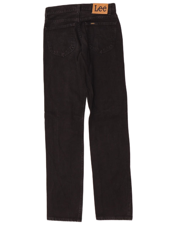 Lee Mens Seattle Straight Jeans W31 L34 Sort Bomuld
