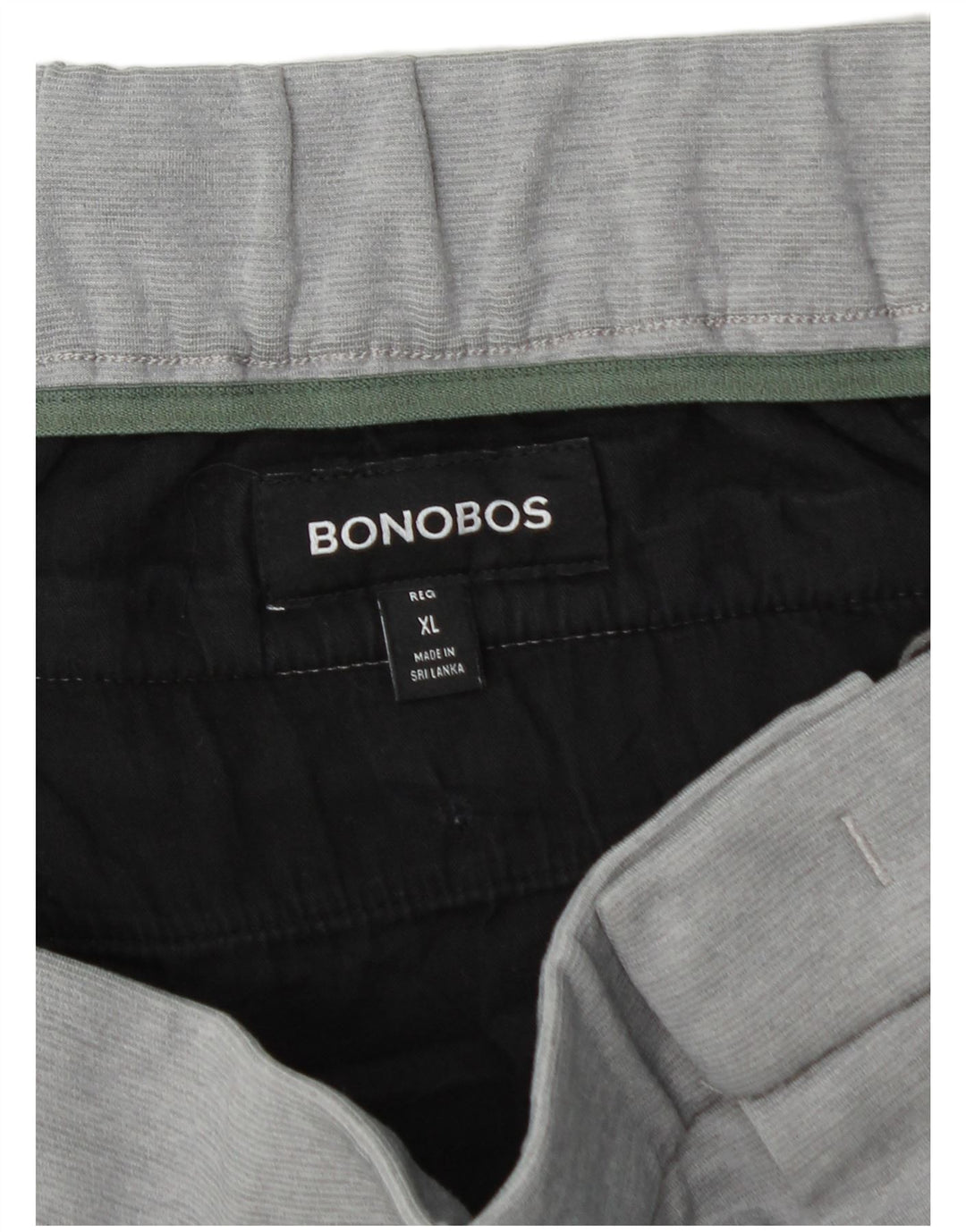 BONOBOS Herre Slim Chino Bukser XL W40 L29 Grå Polyester