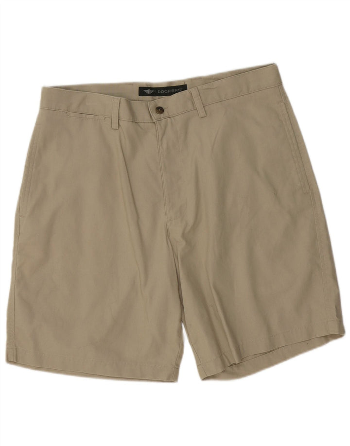 DOCKERS Chino Shorts til mænd W36 Large Beige Bomuld